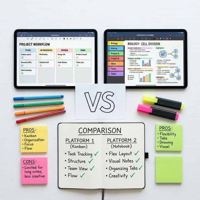 Notion vs OneNote - Comparing Note-Taking Platforms