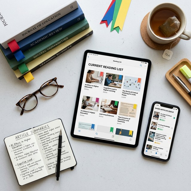 Pocket Reading App - Saving Articles and Resources