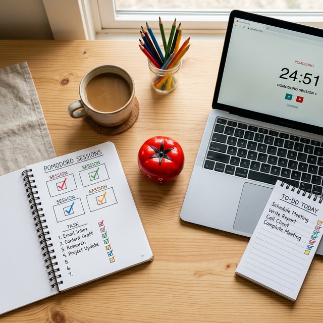 Pomodoro Technique - Timed Study Sessions