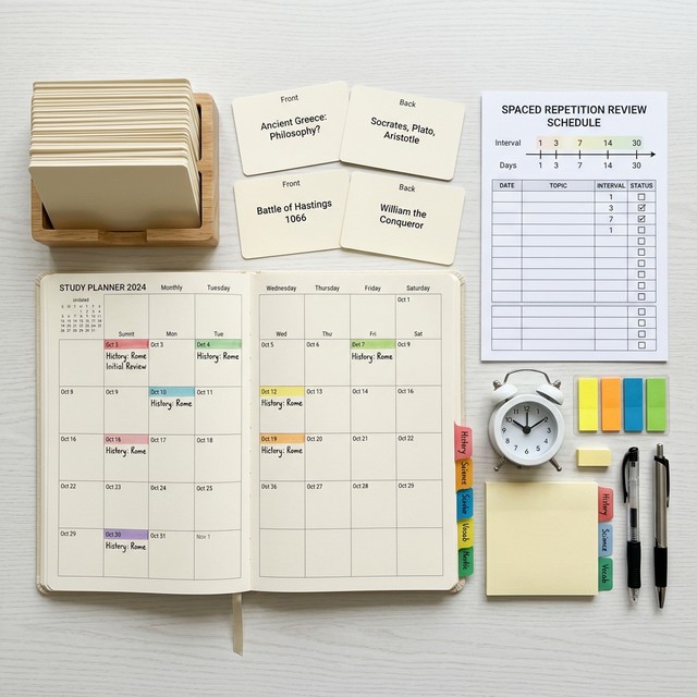 Spaced Repetition Practice - Long-Term Memory Retention